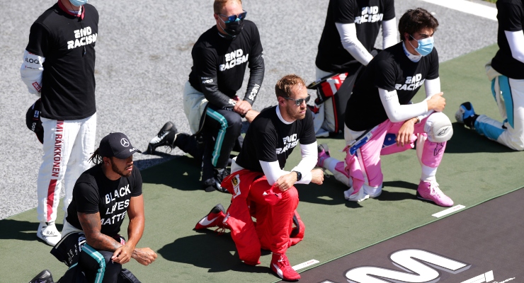 Hamilton, Vettel e Stroll (Getty Images)