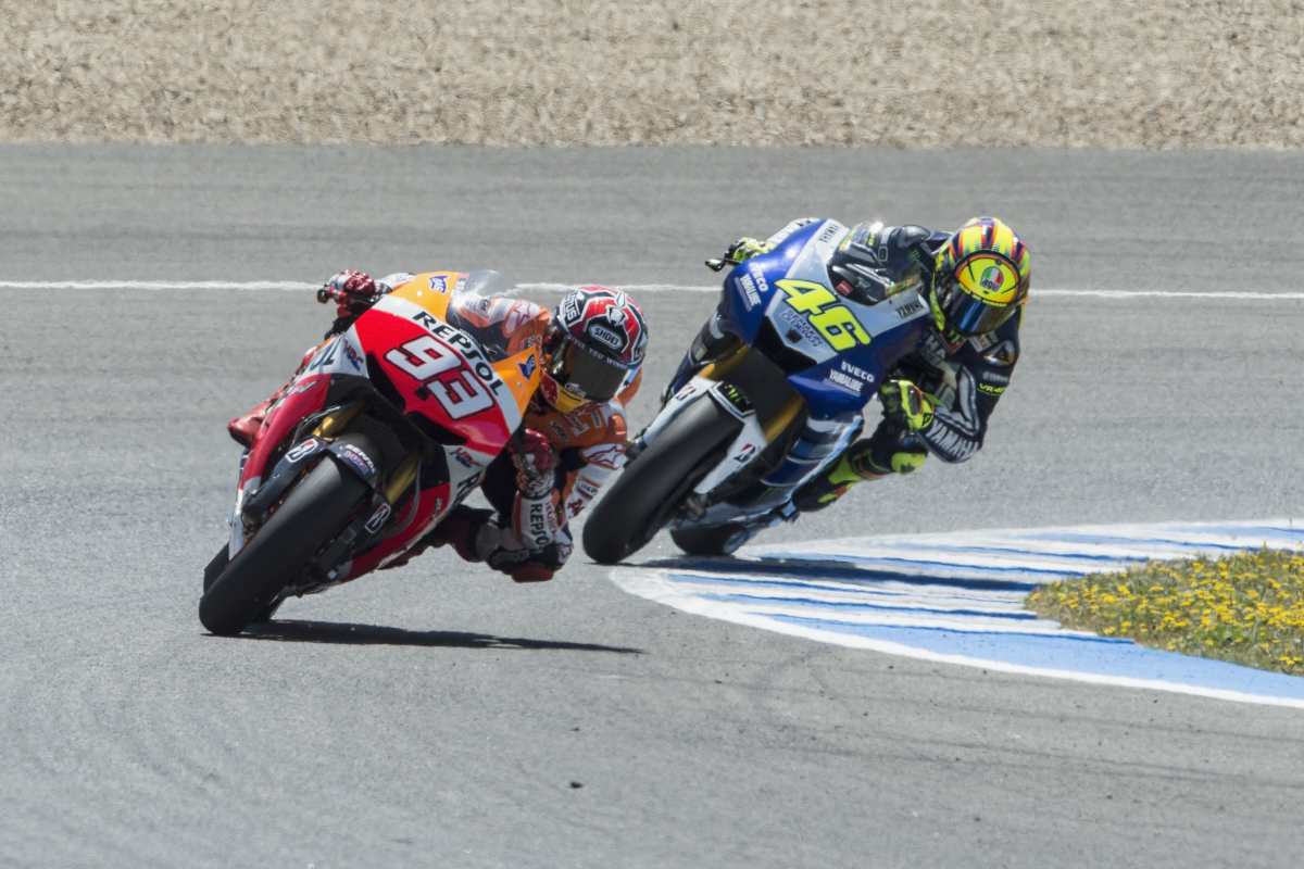 Marc Marquez e Valentino Rossi (Getty Images)