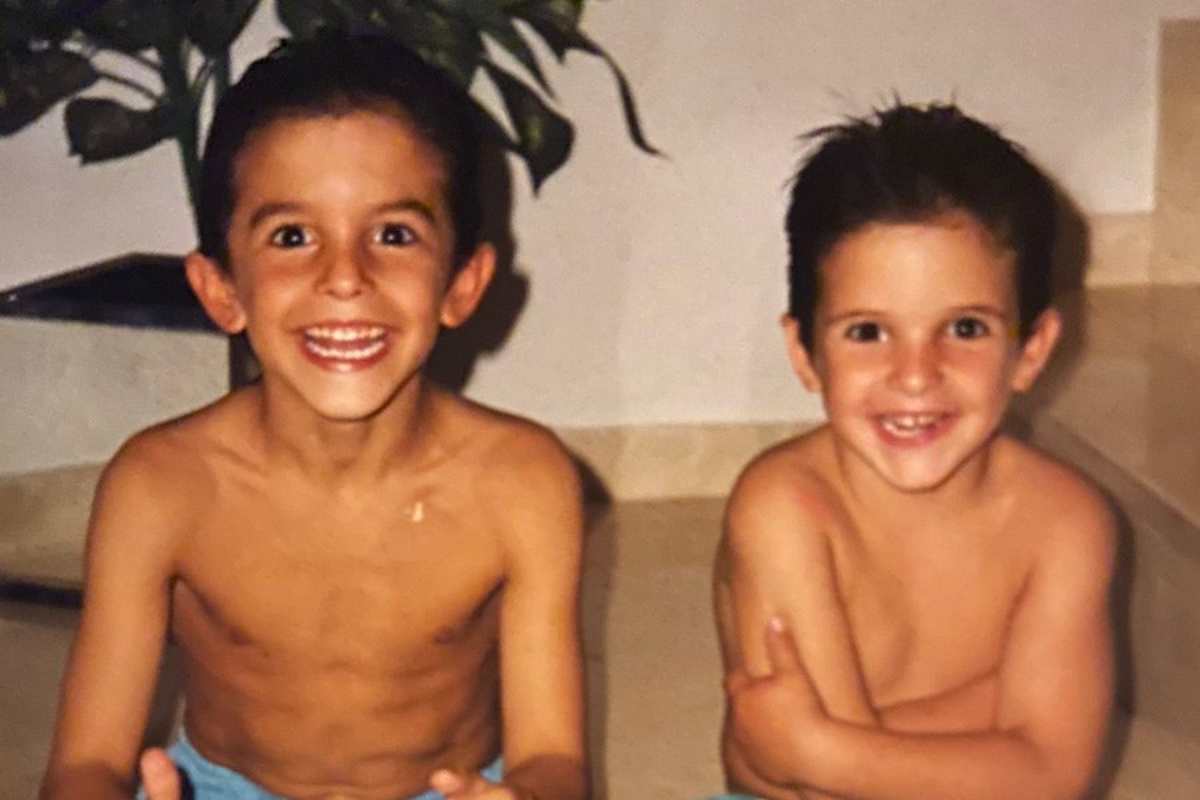 Marc Marquez ed Alex Marquez da bambini (Twitter)