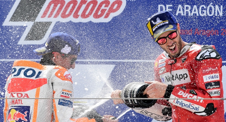 Marquez e Dovizioso (Getty Images)