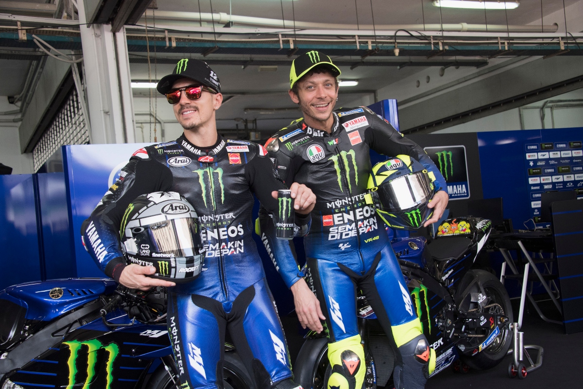 Maverick Vinales e Valentino Rossi (Getty Images)