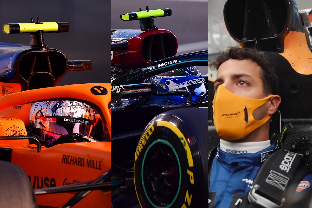 Ricciardo, Bottas e Norris (Getty Images/YouTube)
