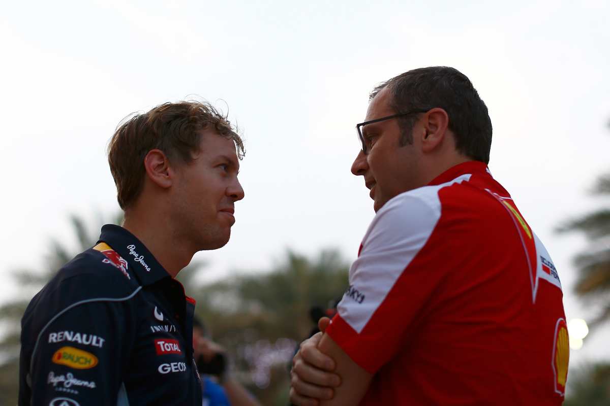 Sebastian Vettel e Stefano Domenicali (Getty Images)