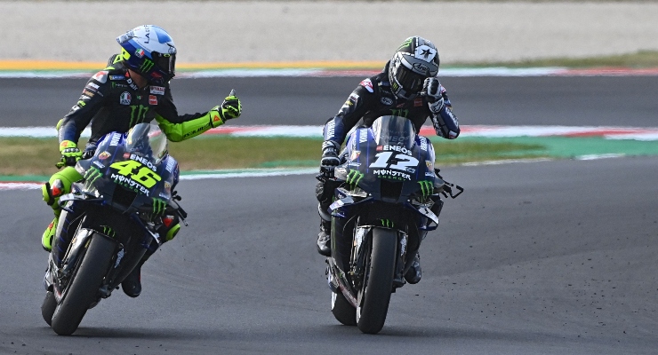 Valentino Rossi e Maverick Vinales (Getty Images)