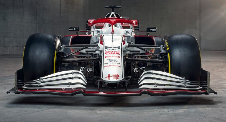 La nuova monoposto 2021 della Alfa Romeo