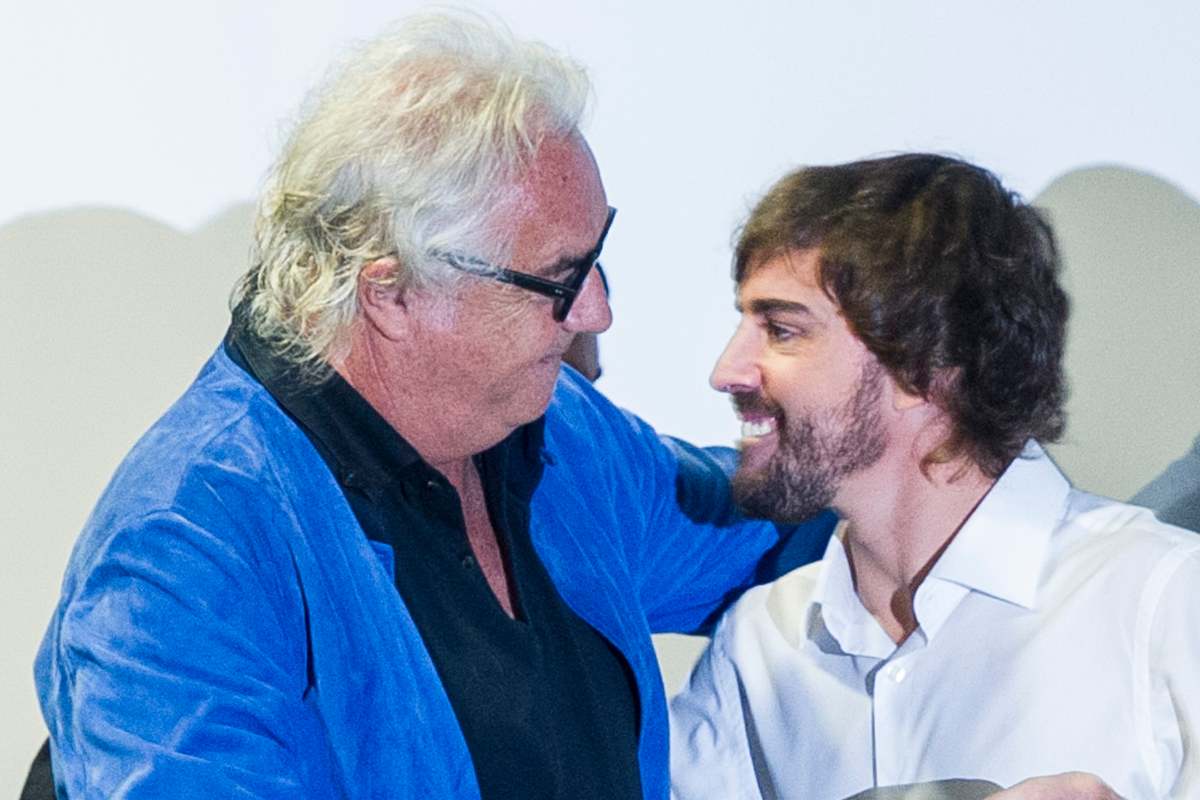 Flavio Briatore e Fernando Alonso
