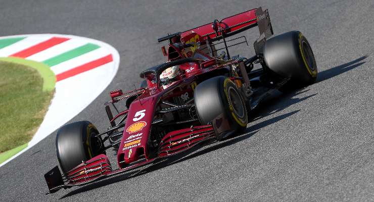 Il rosso scuro della livrea del Gran Premio del Mugello di F1 2020