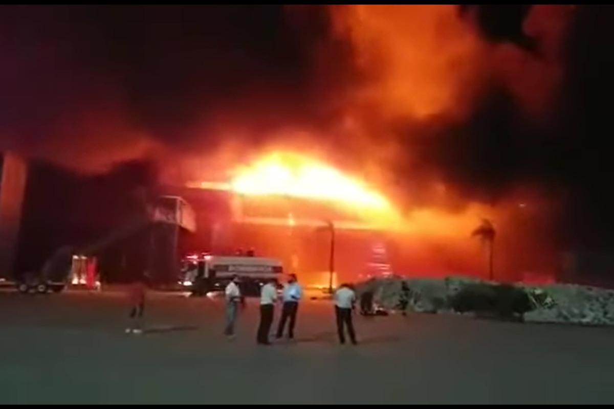 L'incendio alla pista di Termas de Rio Hondo