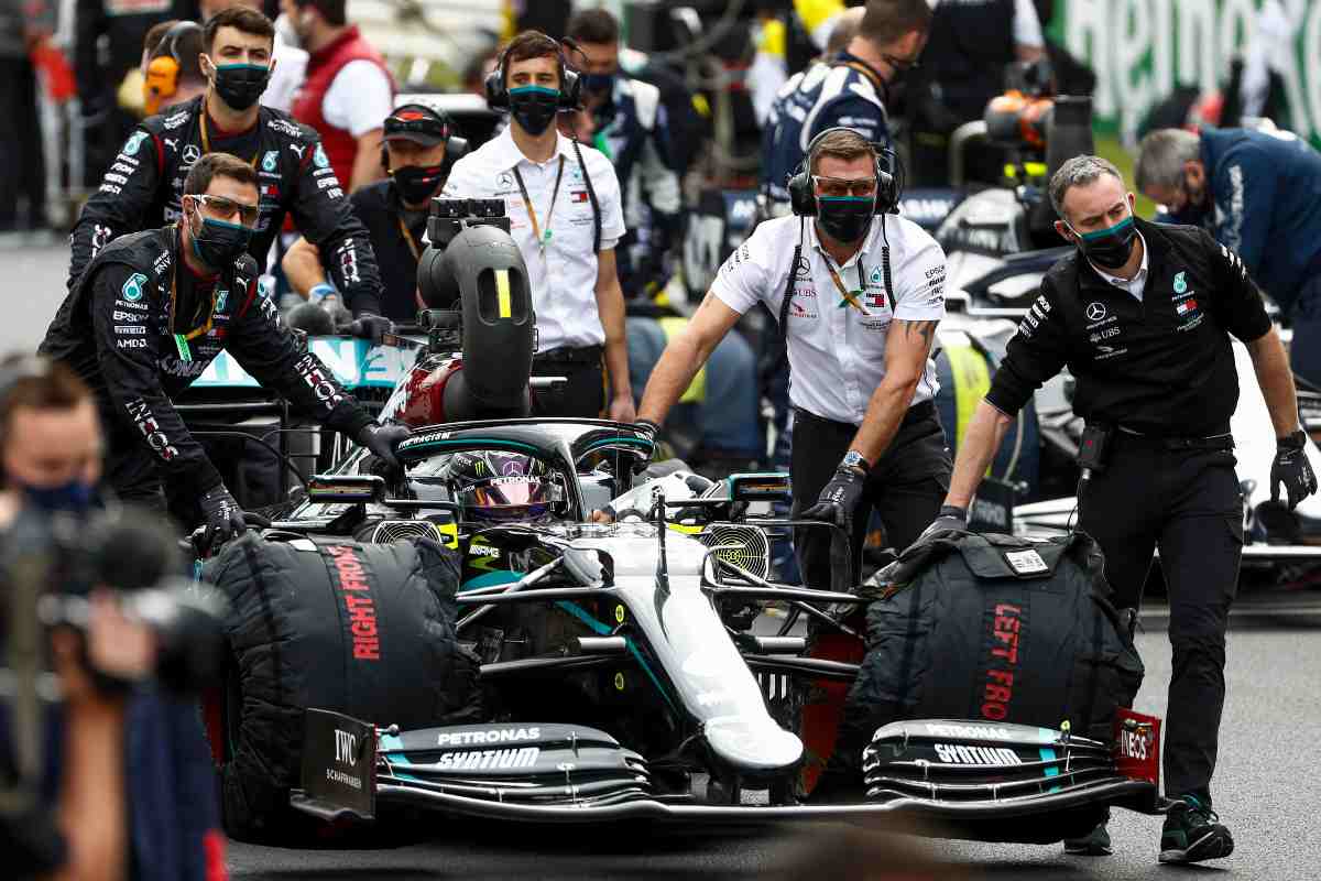 La Mercedes di Formula 1