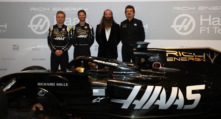 William Storey ai tempi in cui Rich Energy era sponsor principale della Haas