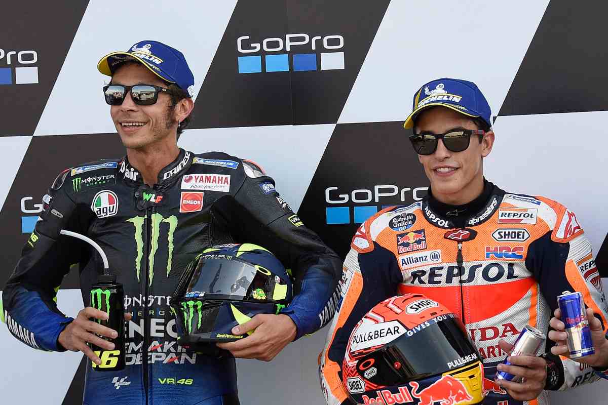 Valentino Rossi e Marc Marquez