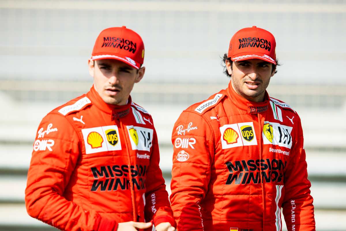 Charles Leclerc e Carlos Sainz (Getty Images)