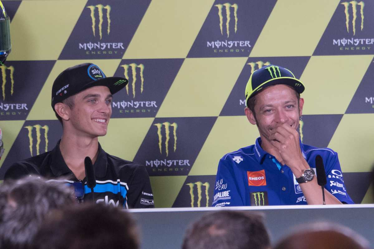 Luca Marini e Valentino Rossi (Getty Images)