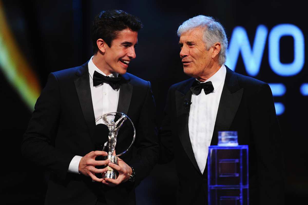 Marc Marquez e Giacomo Agostini (Getty Images)