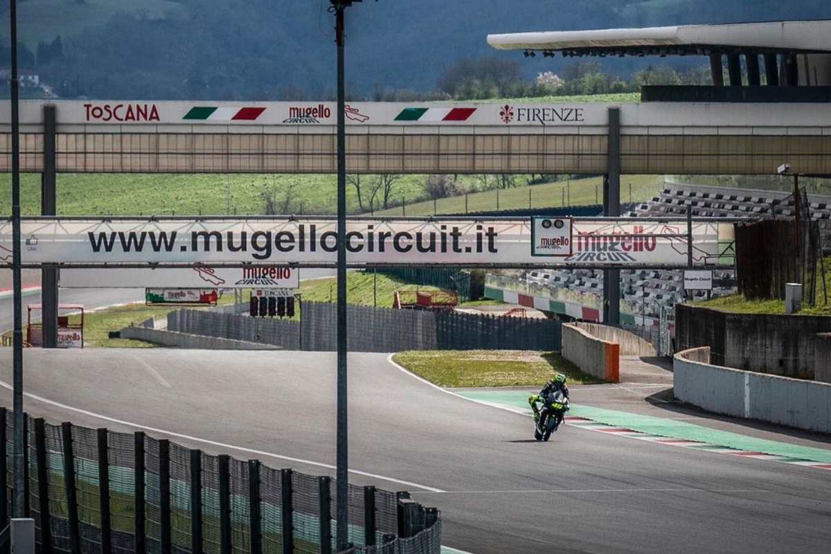 Valentino Rossi al Mugello (Twitter)