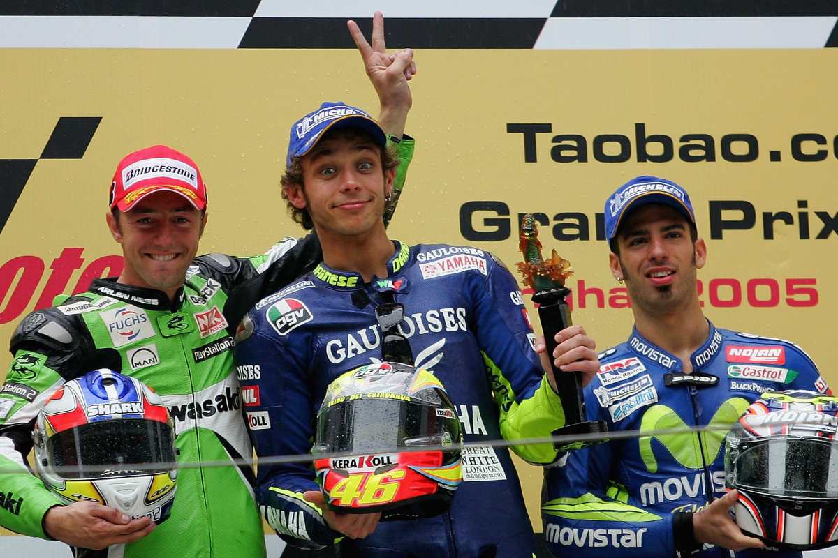 Valentino Rossi e Marco Melandri (Getty Images)