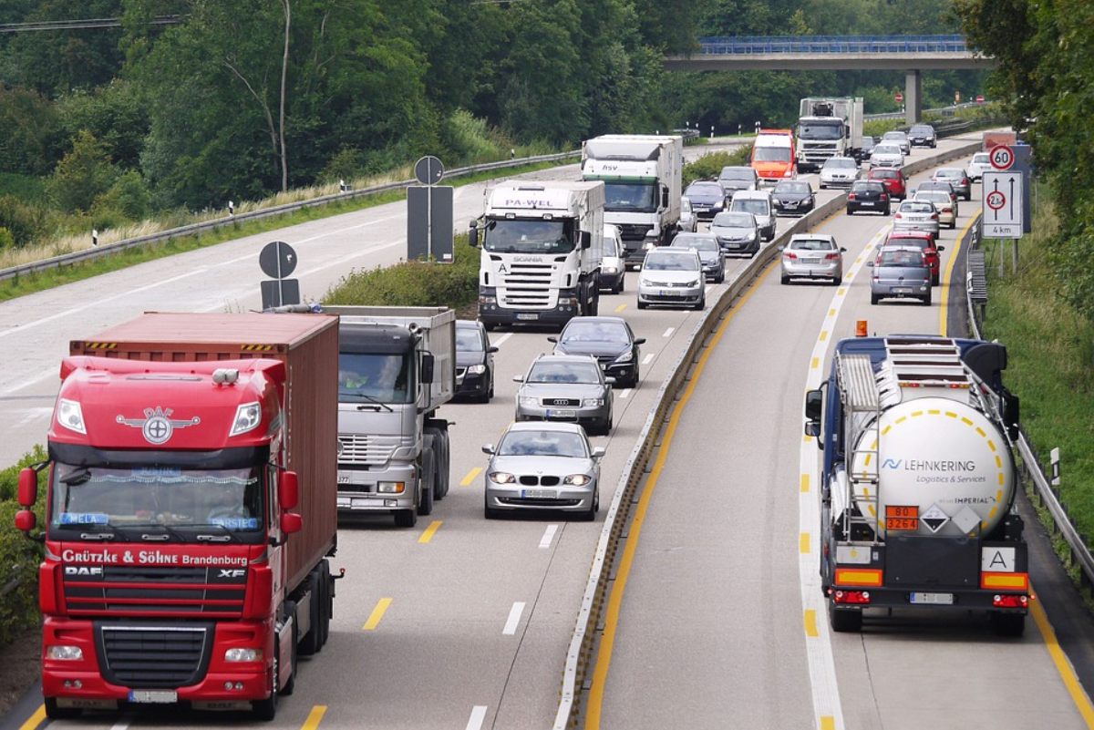 Traffico in autostrada