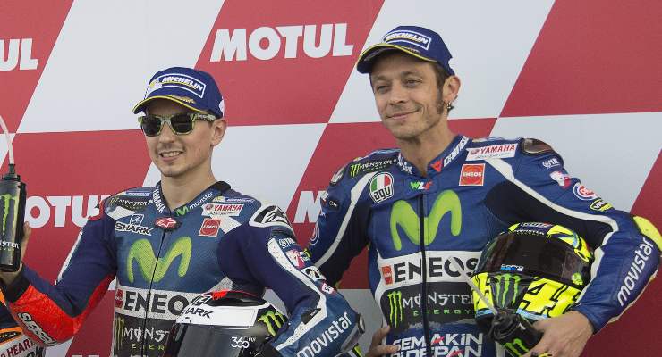 Jorge Lorenzo e Valentino Rossi