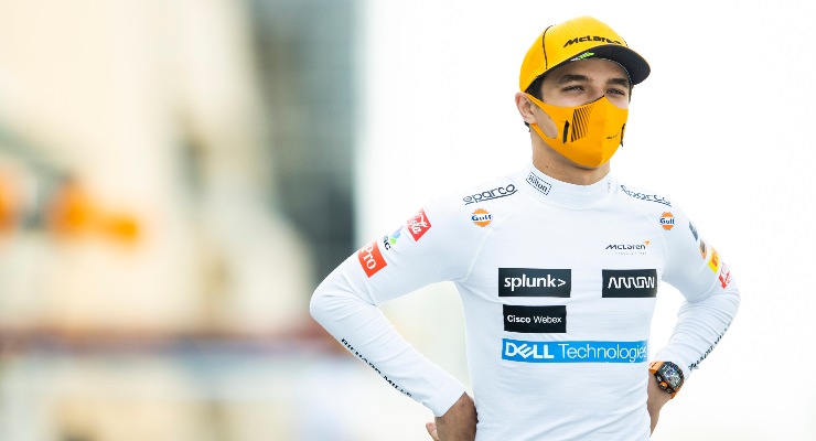 Il pilota della McLaren, Lando Norris