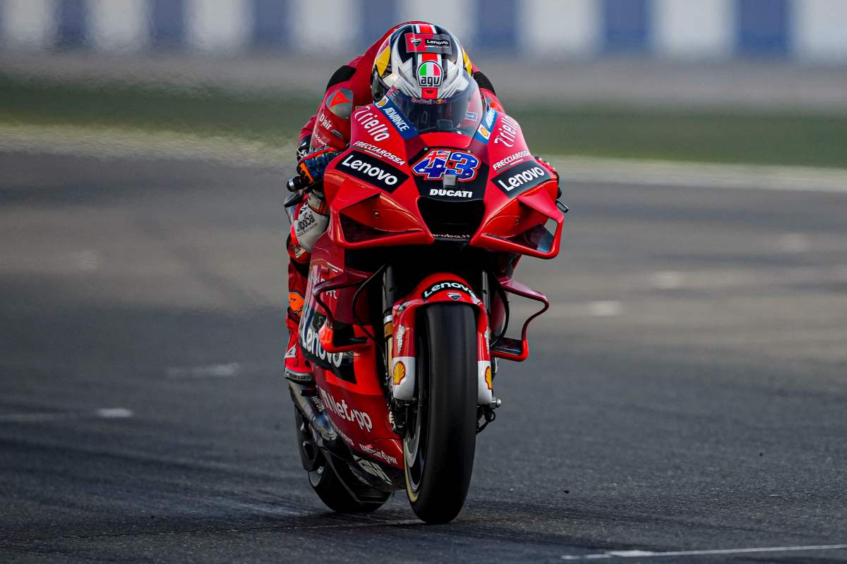 Jack Miller in pista nei test MotoGP in Qatar