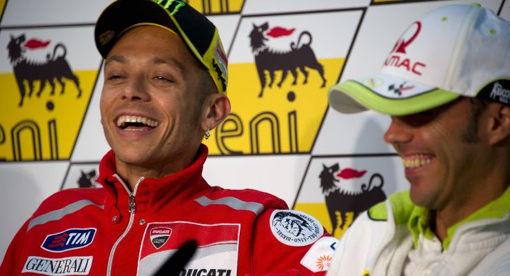 Valentino Rossi e Loris Capirossi