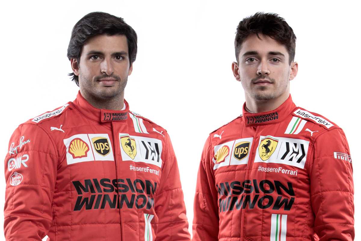 Carlos Sainz e Charles Leclerc