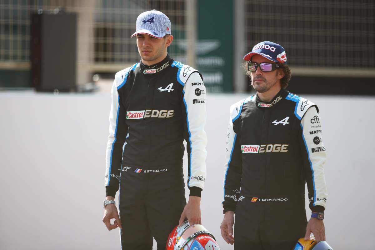 Esteban Ocon e Fernando Alonso (GettyImages)