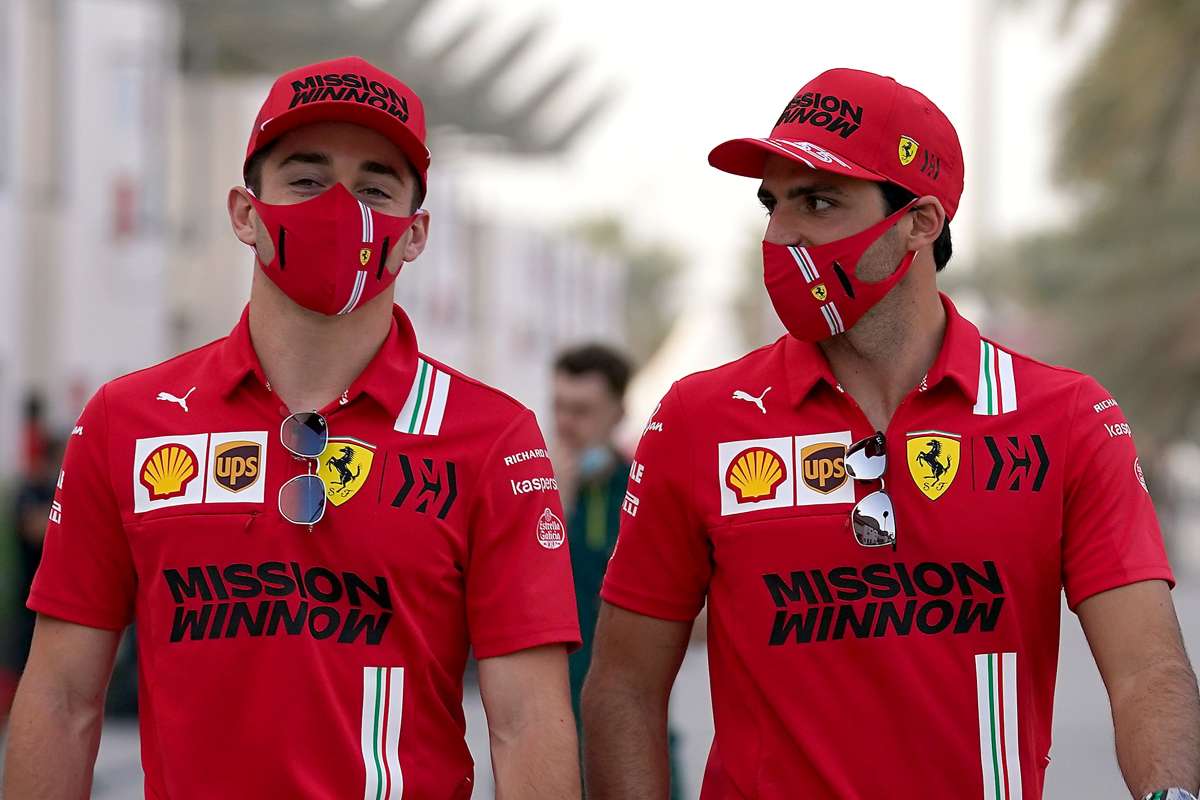 Charles Leclerc e Carlos Sainz