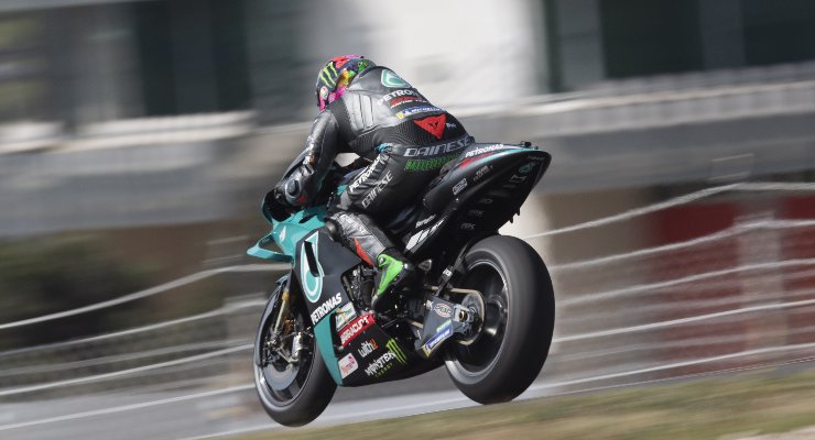 Franco Morbidelli sulla Yamaha Petronas nel Gran Premio del Portogallo di MotoGP 2021 a Portimao