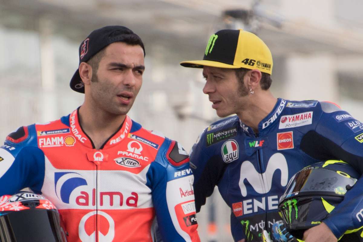 Danilo Petrucci e Valentino Rossi