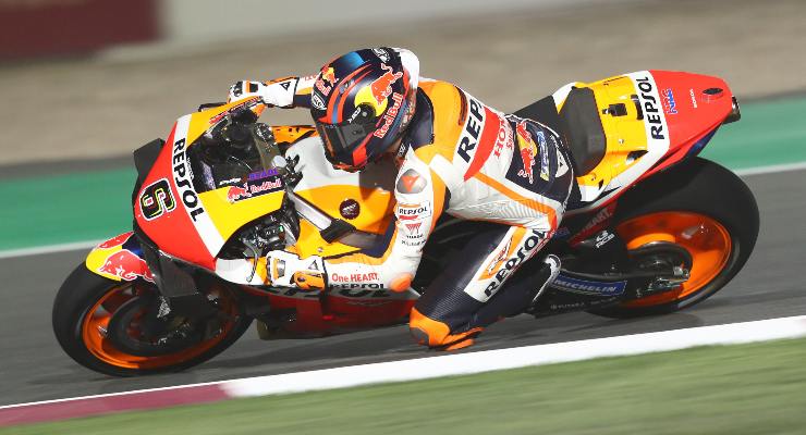 Stefan Bradl sulla Honda in Qatar