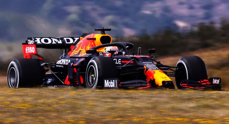 Max Verstappen nelle prove libere del Gran Premio del Portogallo di F1 2021 a Portimao