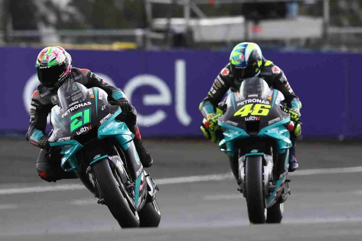 Valentino Rossi e Franco Morbidelli