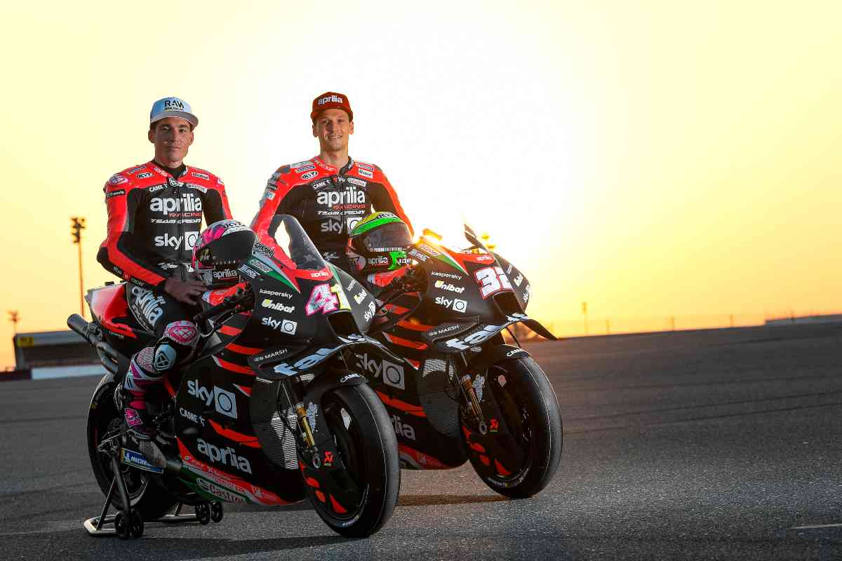 Aleix Espargaro e Lorenzo Savadori 