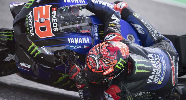 Fabio Quartararo in pista al Mugello (GettyImages)