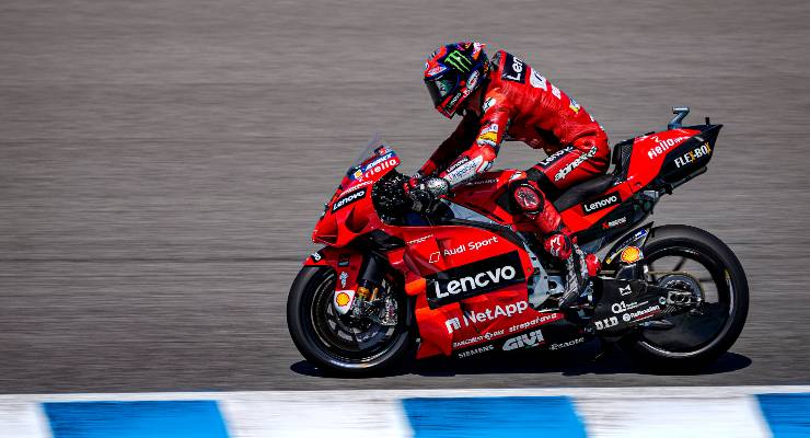 Pecco Bagnaia nel Gran Premio di Spagna di MotoGP 2021 a Jerez