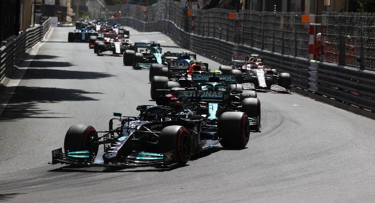 Una fase del Gran Premio di Montecarlo di F1 2021 a Monaco