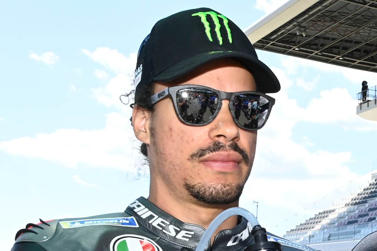 Franco Morbidelli sulla griglia di partenza del Gran Premio d'Italia di MotoGP 2021 al Mugello