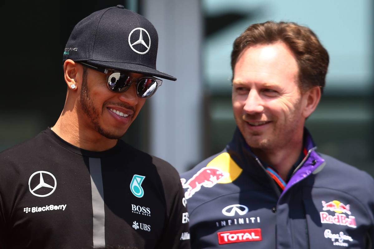 Christian Horner e Lewis Hamilton