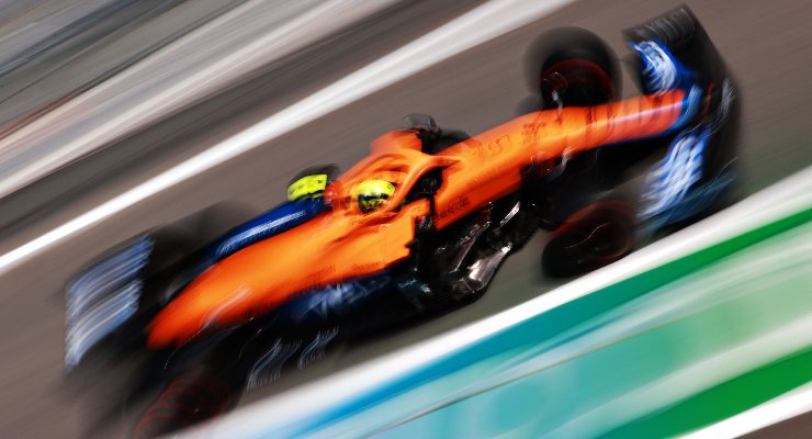 Lando Norris sulla McLaren