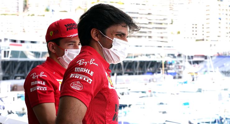 Carlos Sainz e Charles Leclerc a Montecarlo