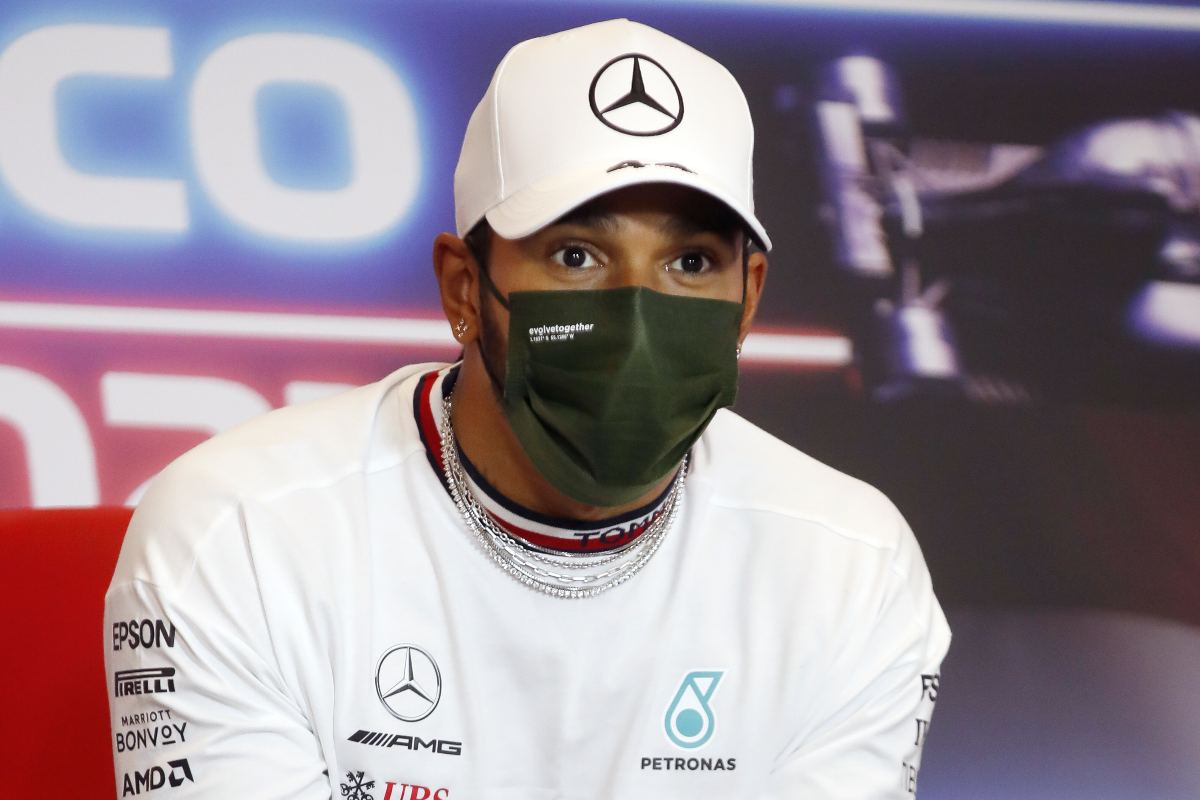 Lewis Hamilton nella conferenza stampa del Gran Premio di Montecarlo di F1 2021 a Monaco