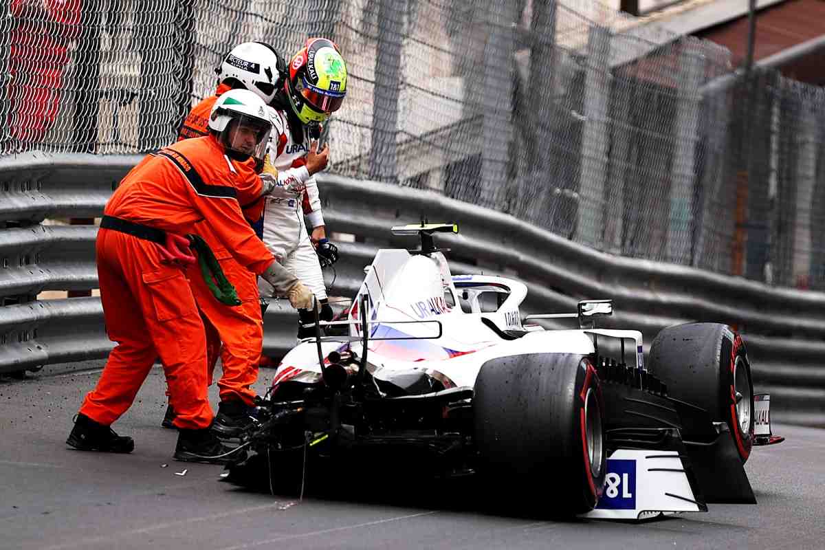 L'incidente di Mick Schumacher al Gran Premio di Montecarlo di F1 2021 a Monaco