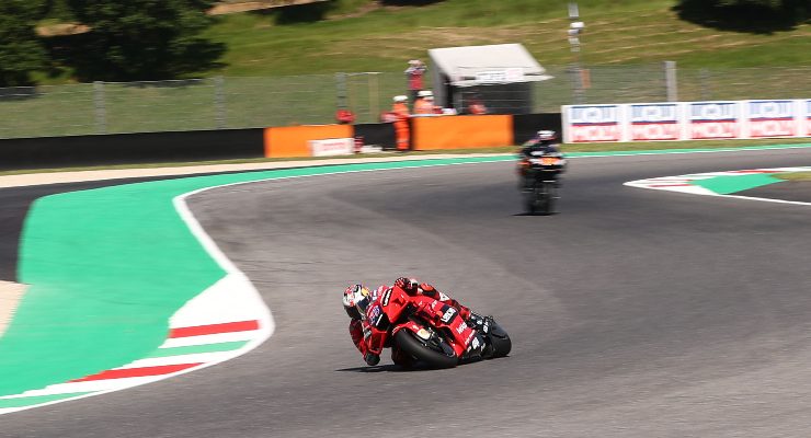 Jack Miller in pista nelle prove libere del Gran Premio d'Italia di MotoGP 2021 al Mugello