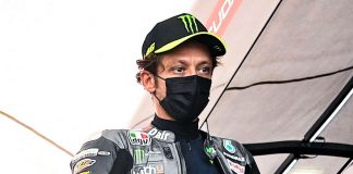 Valentino Rossi nel paddock del Gran Premio di Francia di MotoGP 2021 a Le Mans