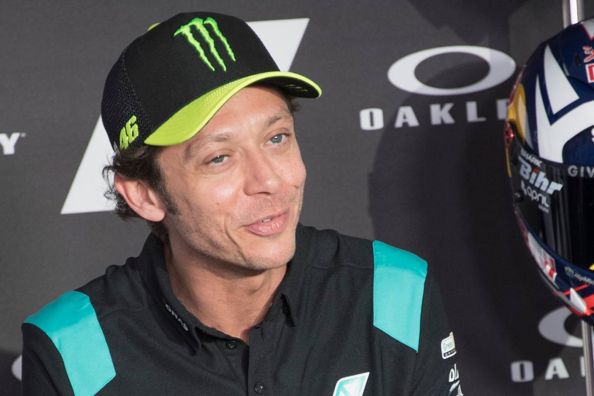 Valentino Rossi nella conferenza stampa alla vigilia del Gran Premio d'Italia di MotoGP 2021 al Mugello