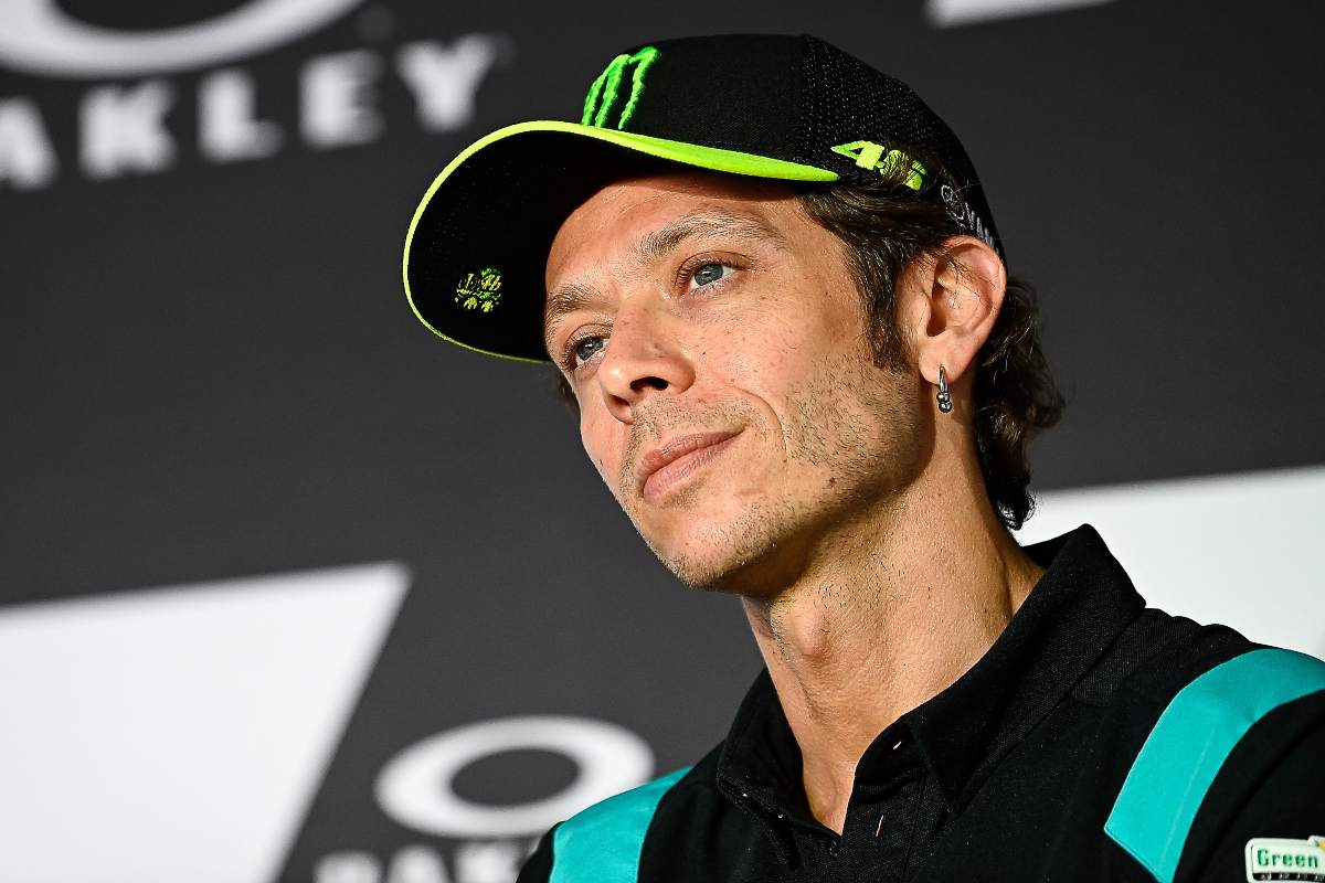 Valentino Rossi nella conferenza stampa alla vigilia del Gran Premio d'Italia di MotoGP 2021 al Mugello