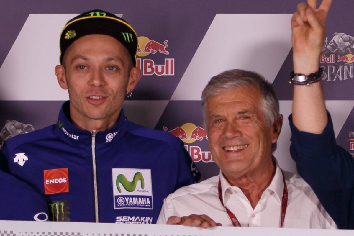 Valentino Rossi e Giacomo Agostini