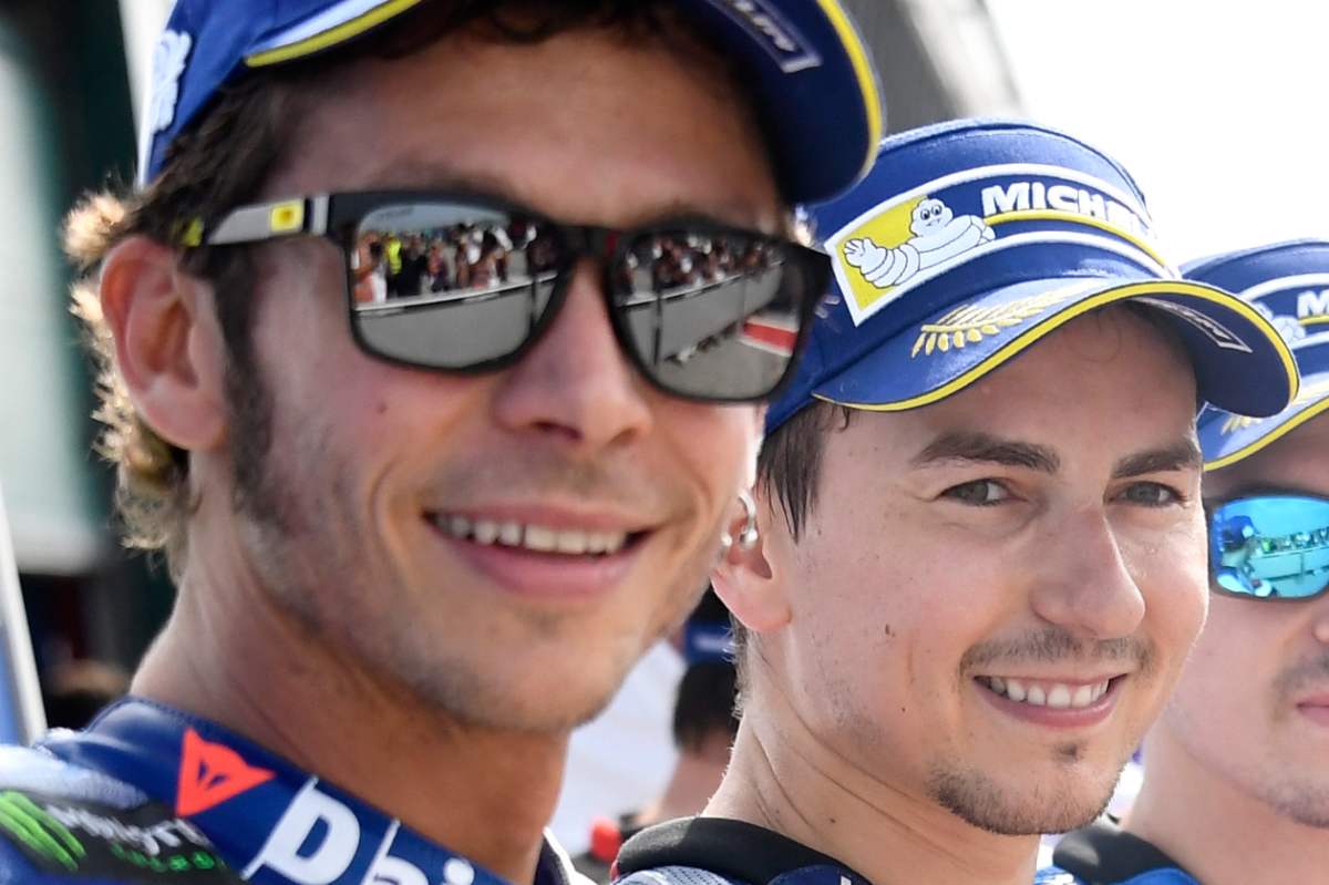 Valentino Rossi e Jorge Lorenzo