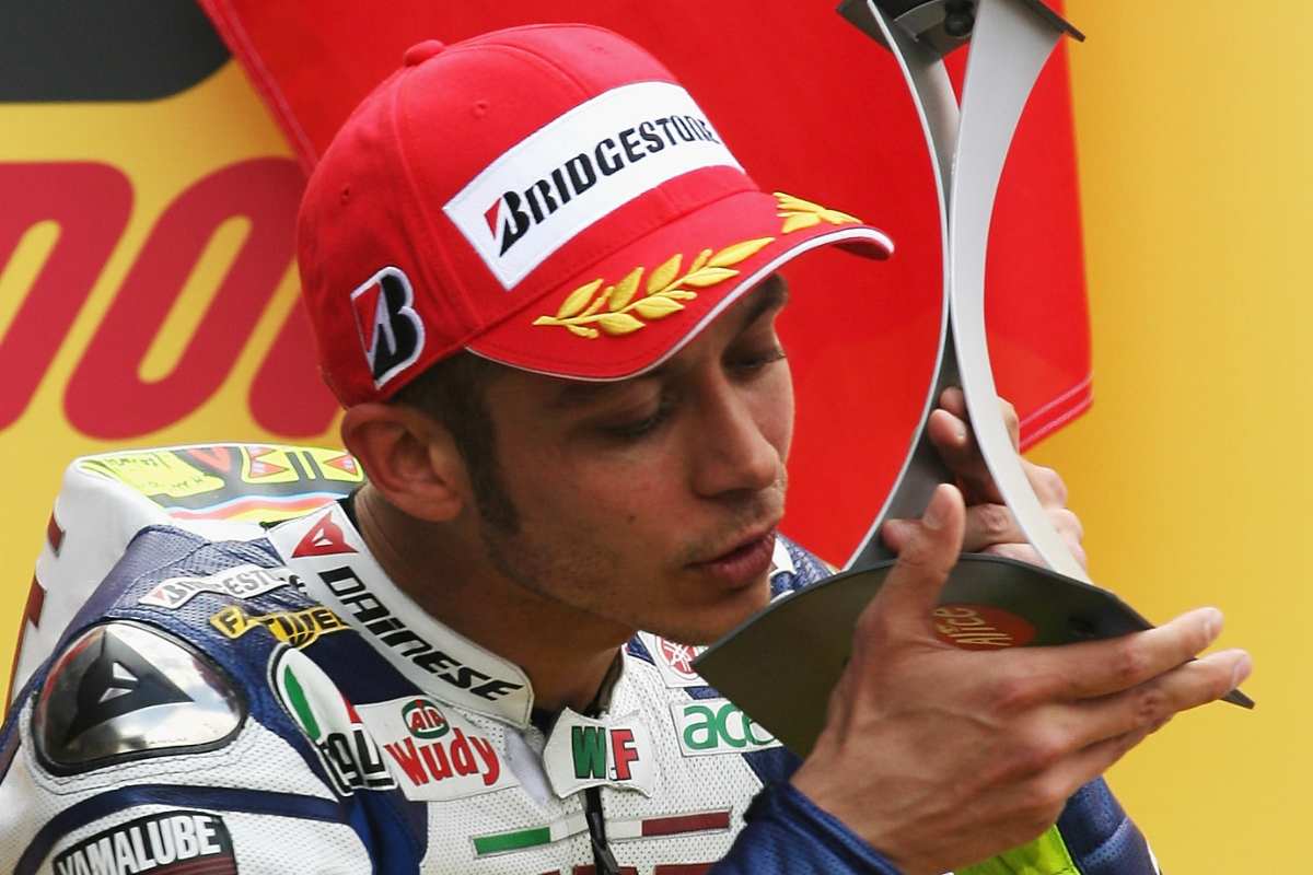 Valentino Rossi vince il Gran Premio di Francia di MotoGP 2008 a Le Mans